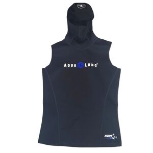AQUA LUNG HOODED Diving Rash Guard Sleeveless Top